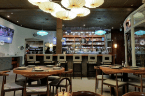 Osmanthus Dim Sum Lounge Restaurant Interior in North Beach