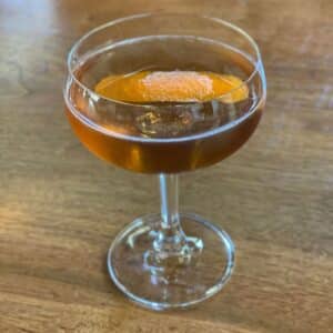 low abv adonis sherry cocktail from 1601 bar and kitchen