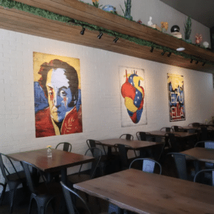 Arepas Latin Cuisine Restaurant Interior in San Francisco's Mission District