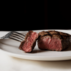 Baseball Cut Top Sirloin Steak at El Gaucho Bellevue for Interactive Meal
