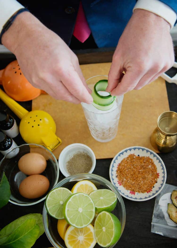 bartender making custom cocktail for custom event