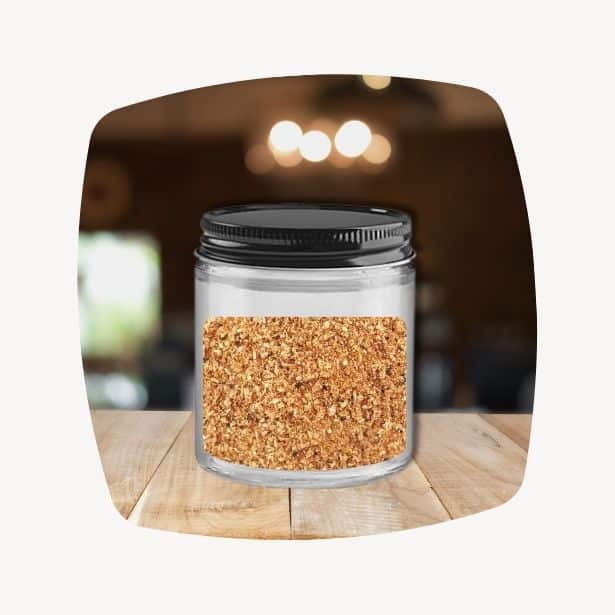 branded take home jars from spice blending bar