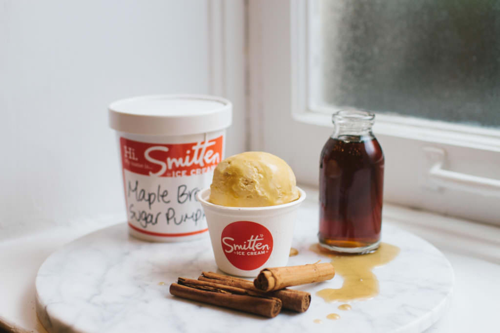 pumpkin maple brown sugar ice cream from smitten