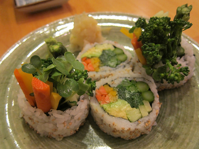 Vegan sushi from Cha-Ya on our San Francisco Vegan Restaurant Guide
