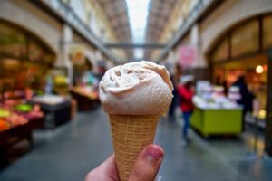 eating ice cream cone at ferry building things to do and see in san francisco