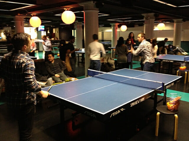 Best Places To Eat And Play Games in NYC-Spin Ping Pong Bar