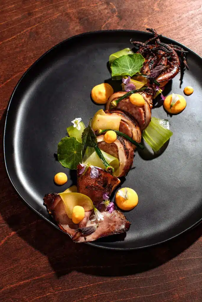 plated dish at abaca in san francisco