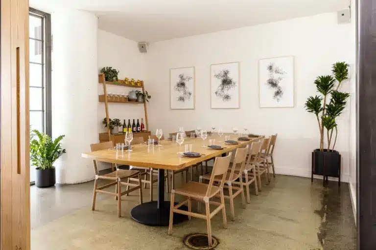 Intimate private room at Ernest in SF