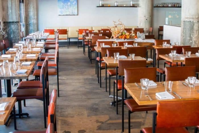 the factory kitchen restaurant in la with private dining room