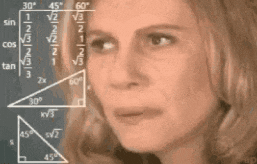 woman confused about math problem gif