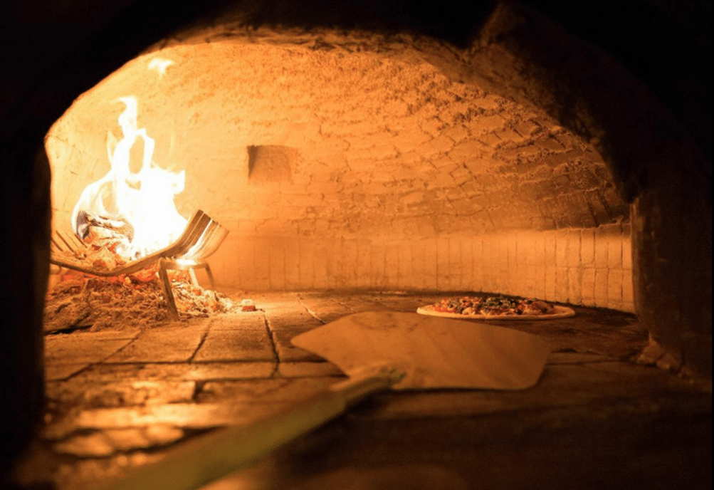 wood fired pizza oven at tommasos in north beach san francisco