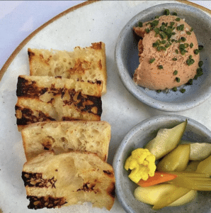 chicken liver mousse from gramercy tavern nyc michelin one star restaurant