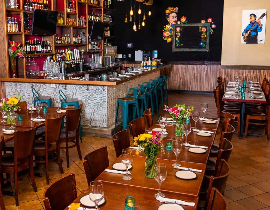 El Tamarindo restaurant in washington dc with private dining room