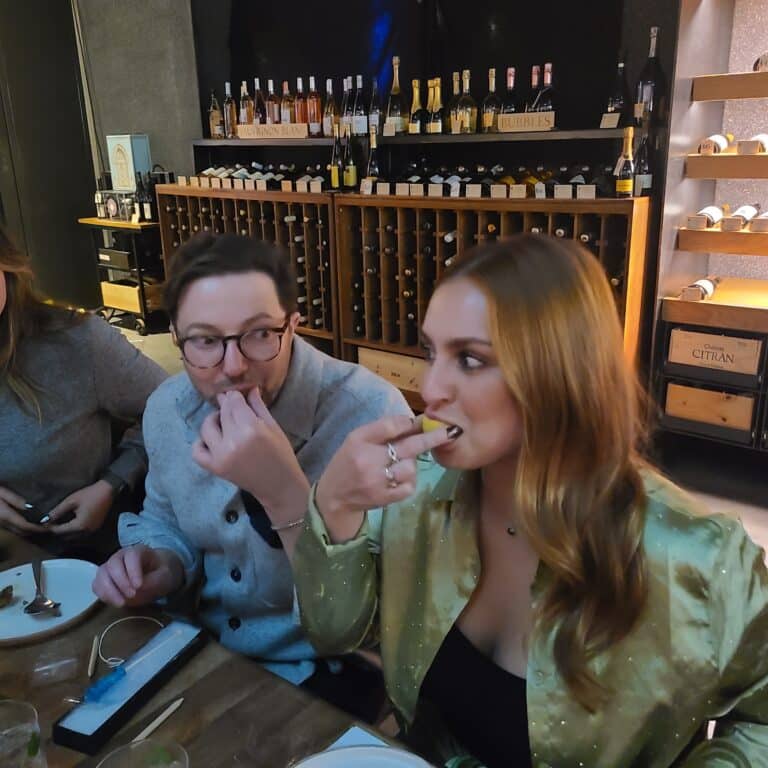 Person with lemon slice in their mouth flavor tripping