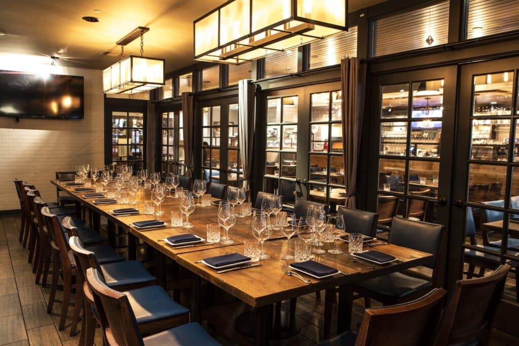 private dining room at italico in silicon valley palo alto