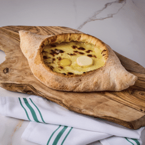 Khachapuri from meama in ny's east village