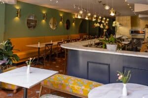 Meama restaurant interior in nyc