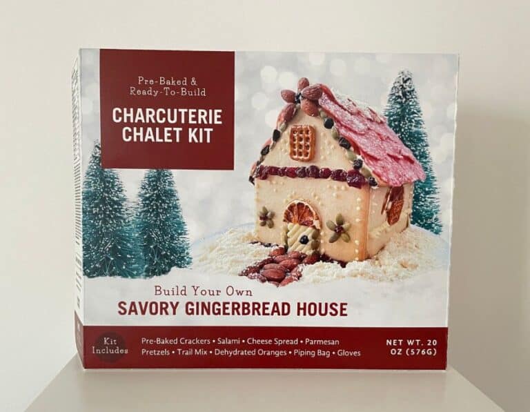 charcuterie chalet kit against white background