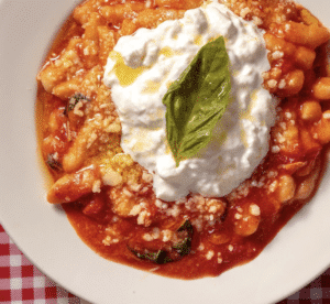 Gnocchi served at frank in nyc during east village food tour