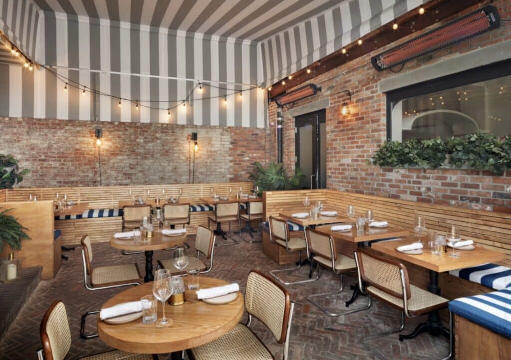 private dining room at the Orchard Townhouse NYC