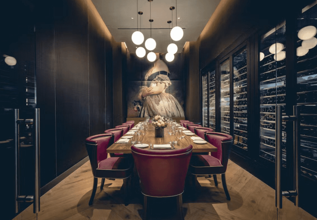 private dining room at queensyard in nyc