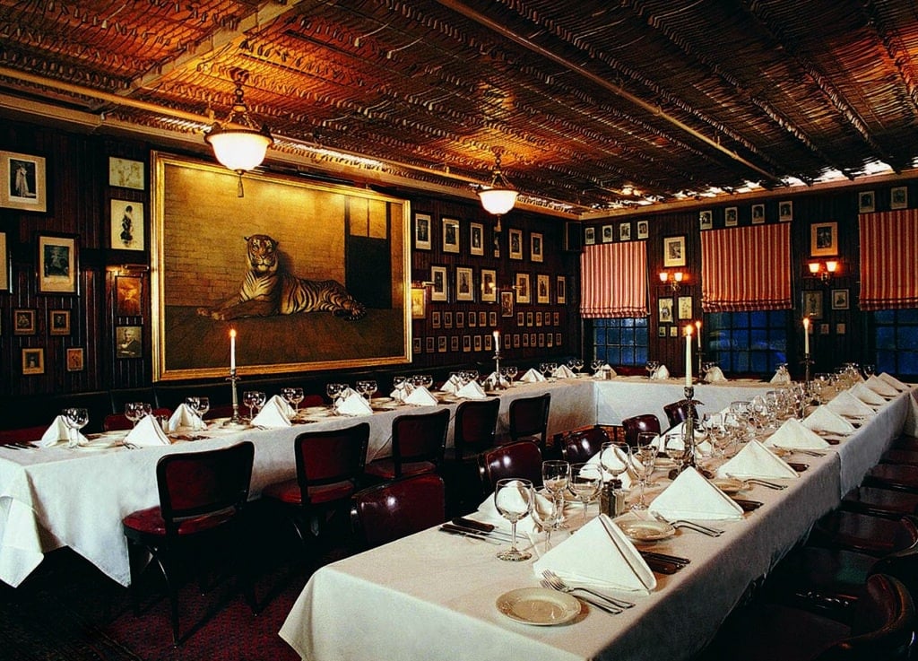 the lamb private dining room at keens in nyc