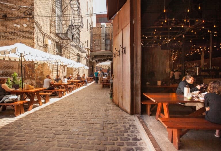 green street smoked meats indoor outdoor private dining rooms in chicago