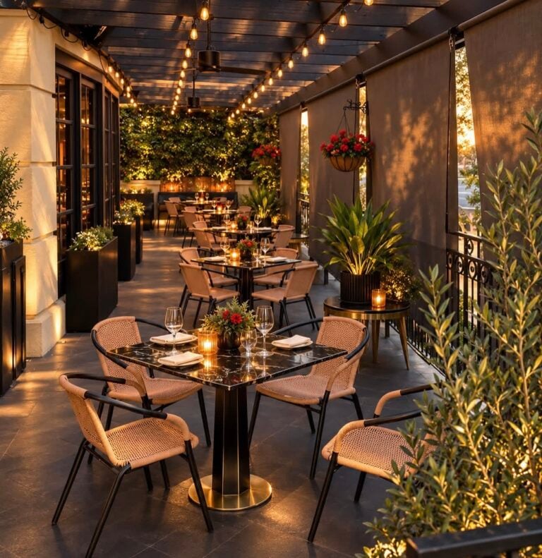 The private dining room at La Stella Steakhouse