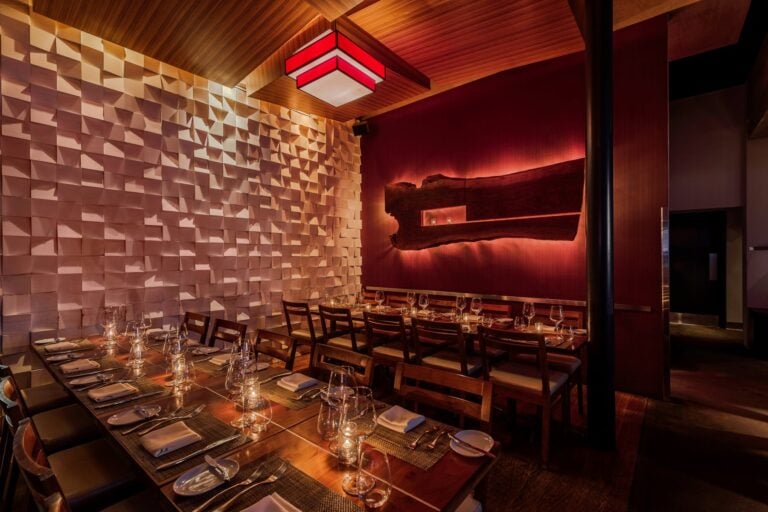 boa steakhouse private dining room in santa monika - one of best restaurants in los angeles for large groups