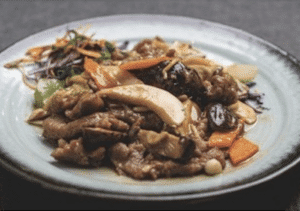 beef tenderoin cubes from begoni bistro in chinatown