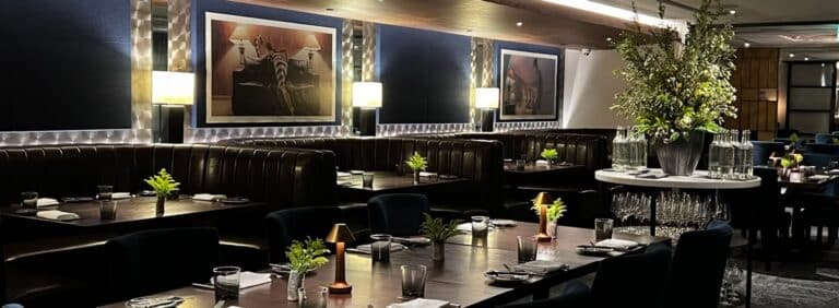 vault steakhouse interior in san francisco