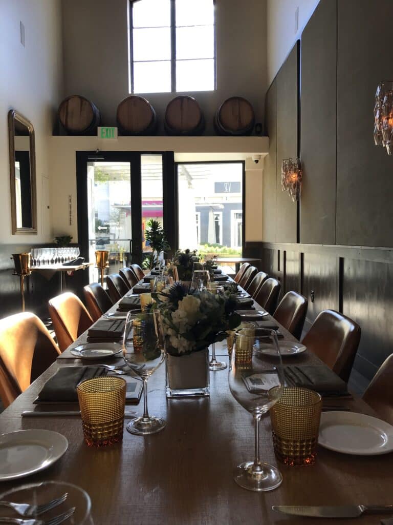 stella private dining room burlingame