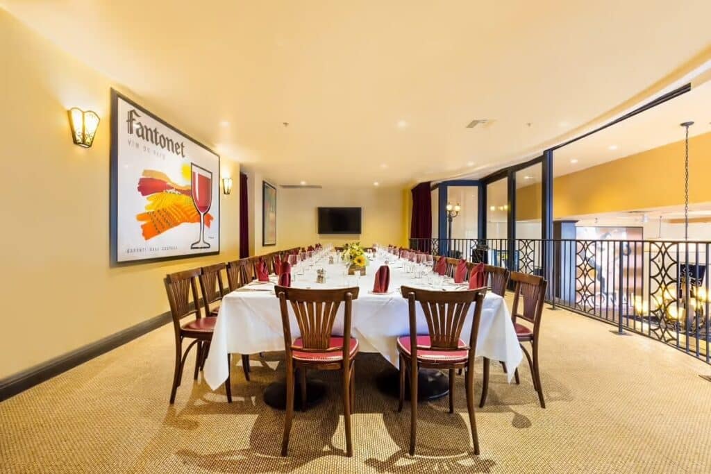 left bank restaurant at menlo park