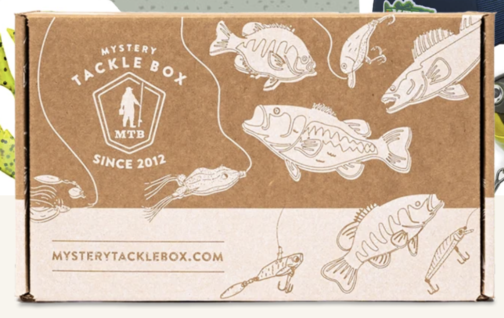 a mystery tackle box subscription package