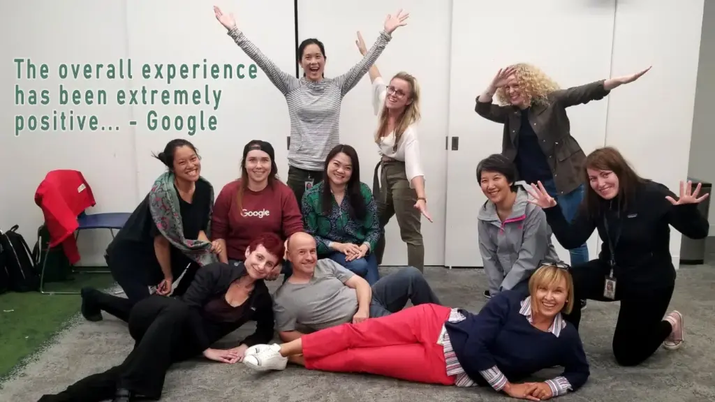 Team building workshop with Moment Improv in the Bay Area
