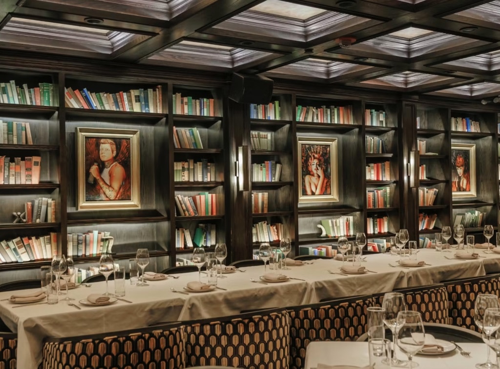 A private room at Y'vonnes Super Club in Downtown Boston