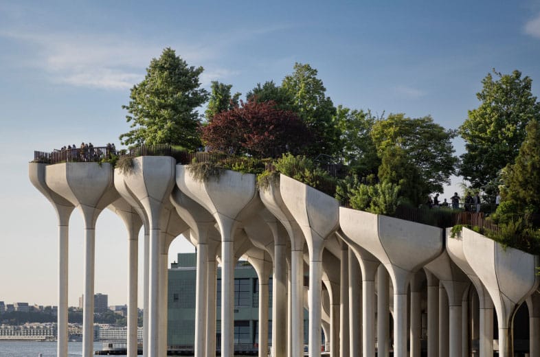 Little Island public park in NYC