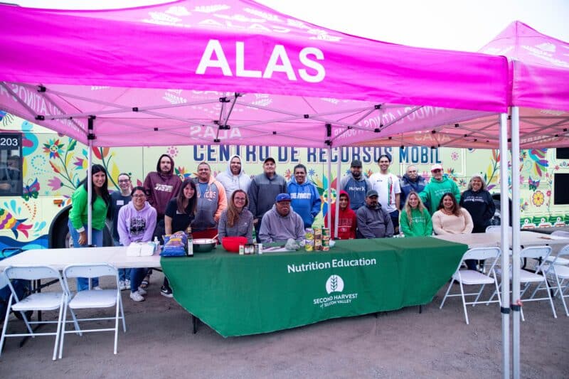 A local group volunteers with Second Harvest of Silicon Valley