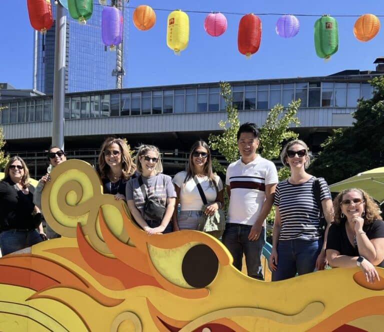 Friends enjoy a Bites of Boston Food Tour of Chinatown