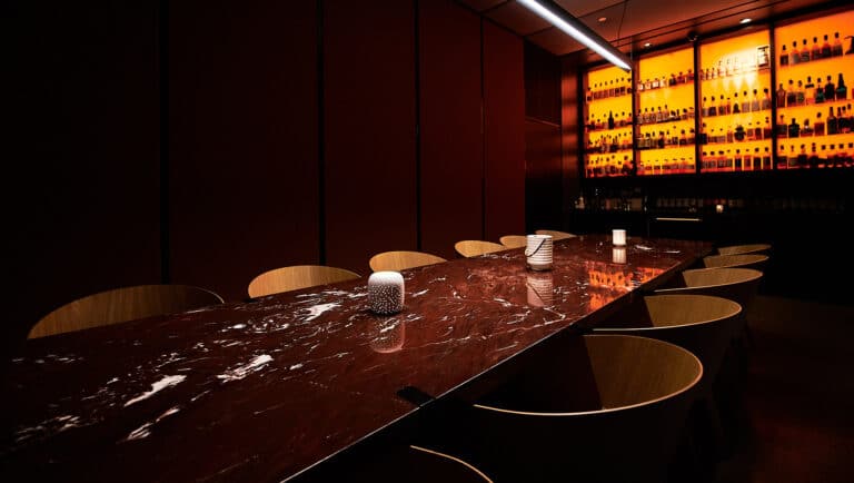 The moody private room at The Wild in SF