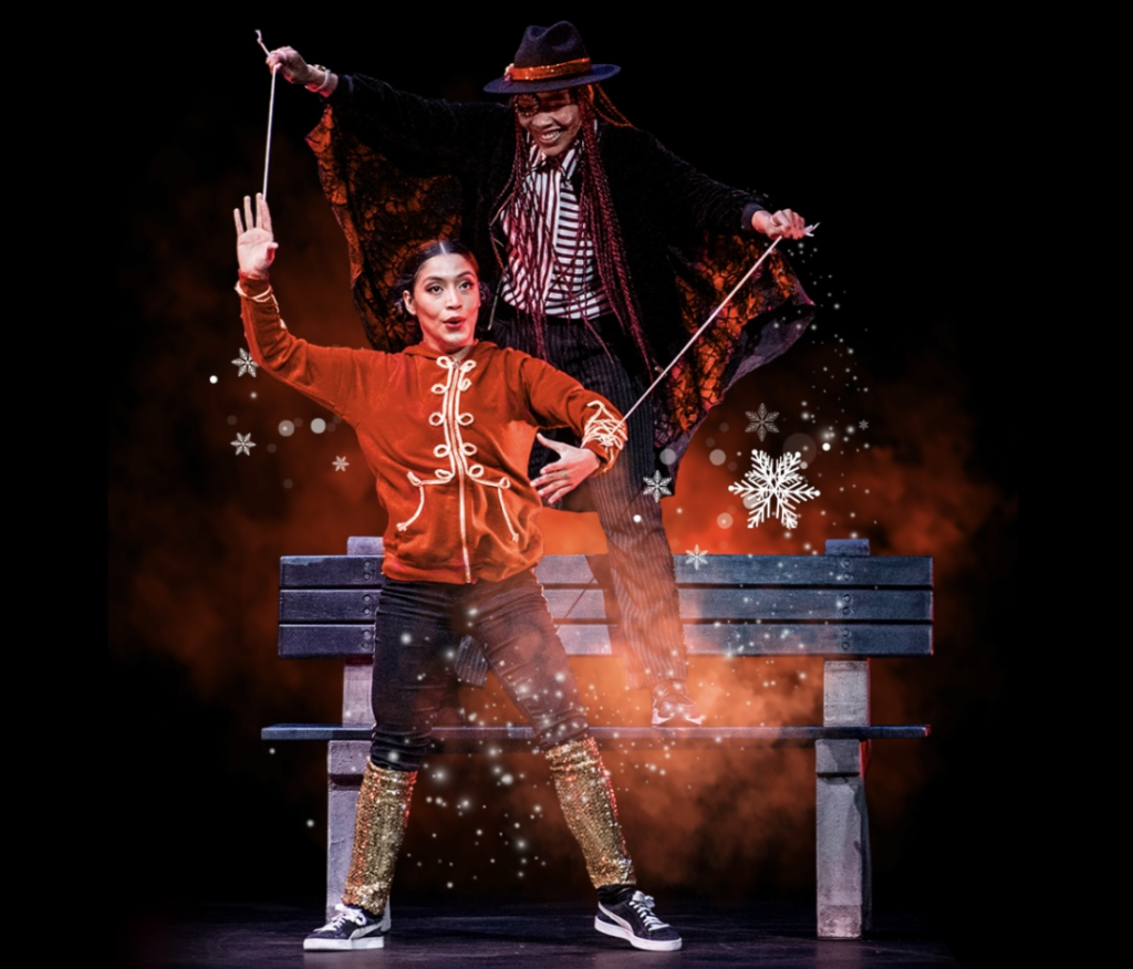 In the hip hop nutcracker a character is puppeted around