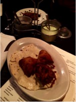 fried indian food at aslam's rasoi