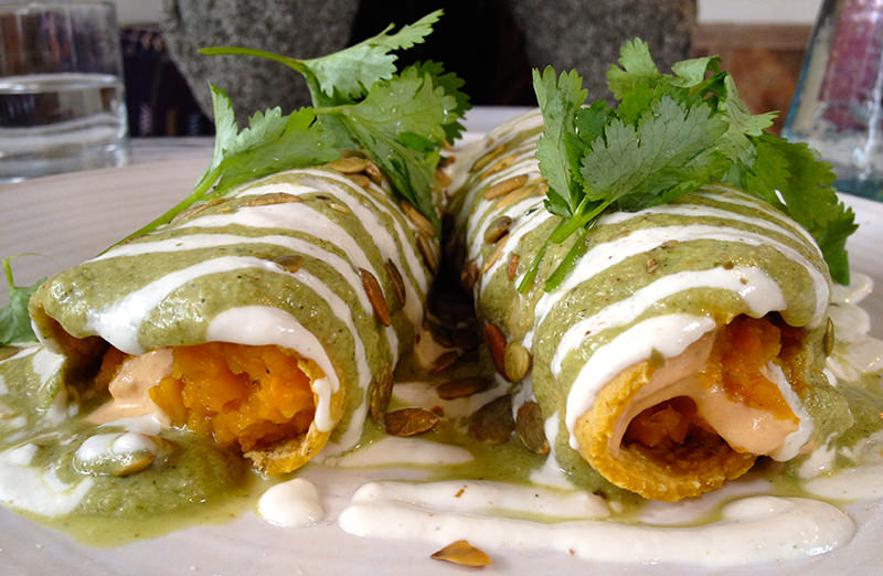 Pumpkin Quesadilla at Gracias Madre in San Francisco