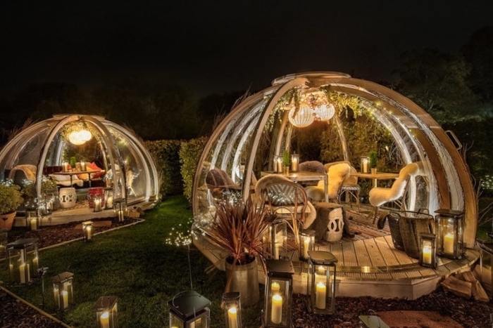 private dining pod to celebrate 30th birthday during covid